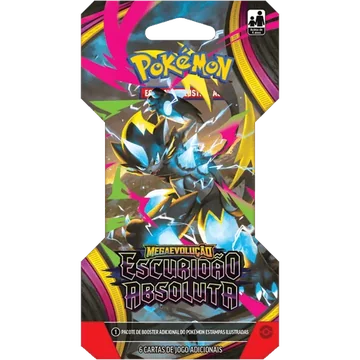 Embalagem do booster Pokémon de Escuridão Absoluta