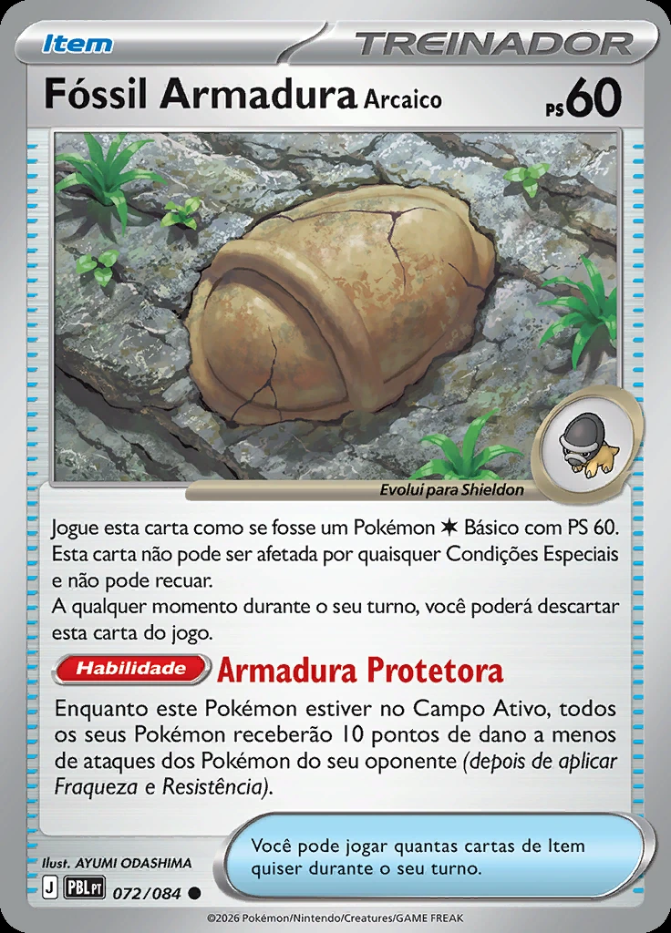 Fóssil Armadura Arcaico