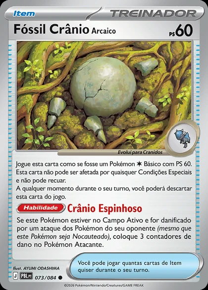 Fóssil Crânio Arcaico · 073/084