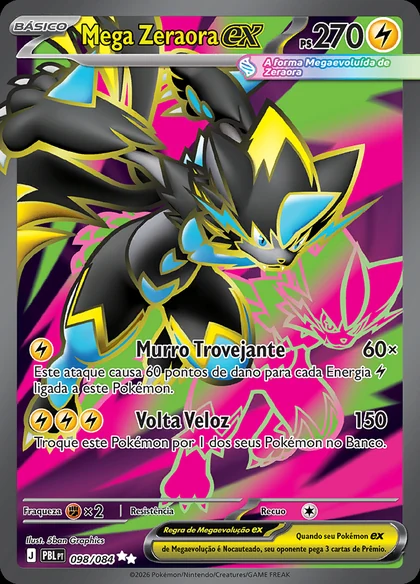 Mega Zeraora ex · 098/084