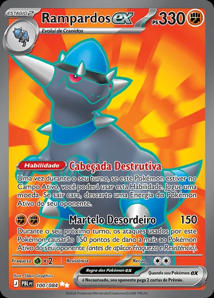 Rampardos ex · 100/084