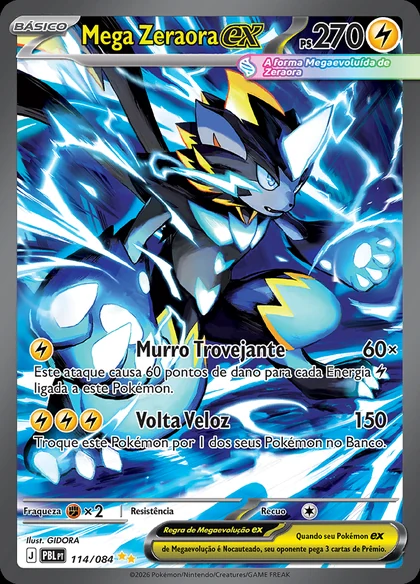 Mega Zeraora ex · 114/084